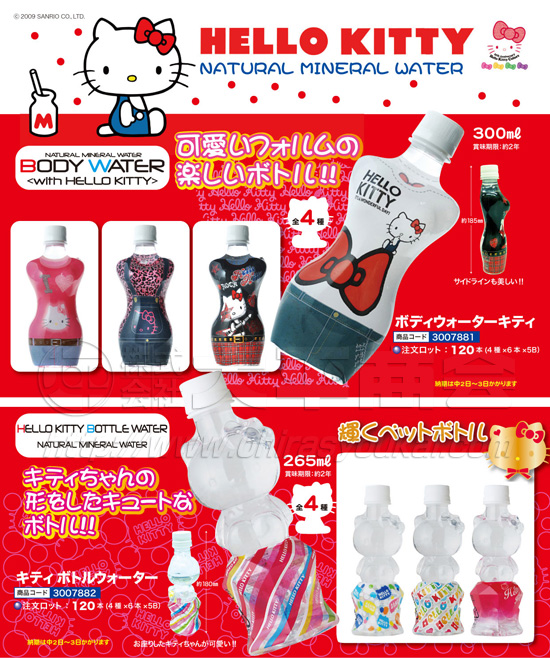 キティ　ボディウォーター・ボトルウォーター
