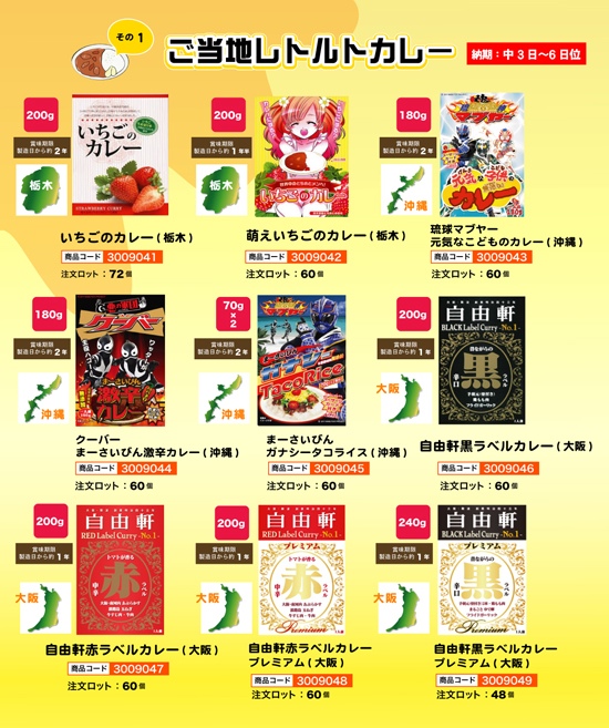 ご当地レトルトカレー その1