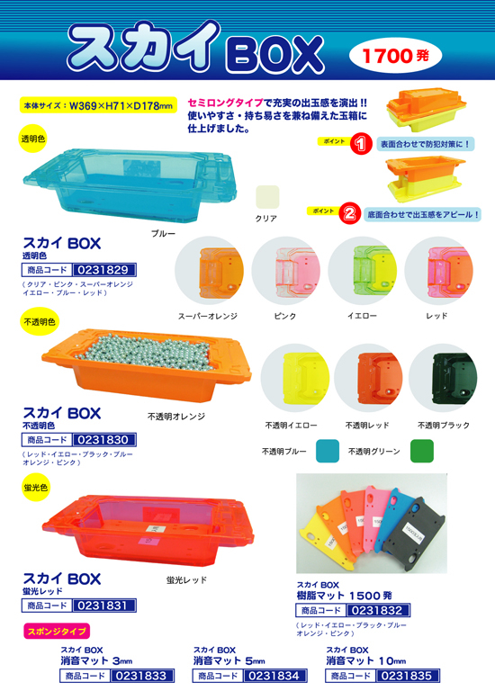 スカイBOX（1,700発）
